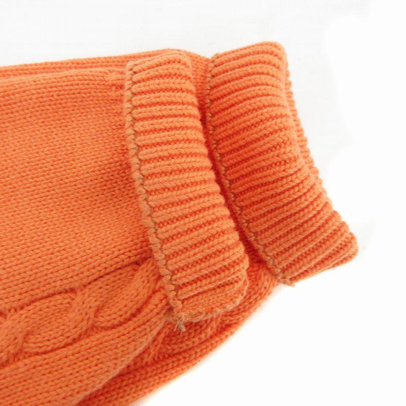 【未使用】バレンシアガスポーツ　ウールセーター　L　オレンジ　秋冬　高級ニット 未使用】バレンシアガスポーツ ウールセーター L オレンジ 秋冬