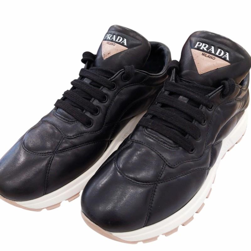 PRADA プラダ PRAX01 スニーカー シューズ レザー ロゴ 1E245L