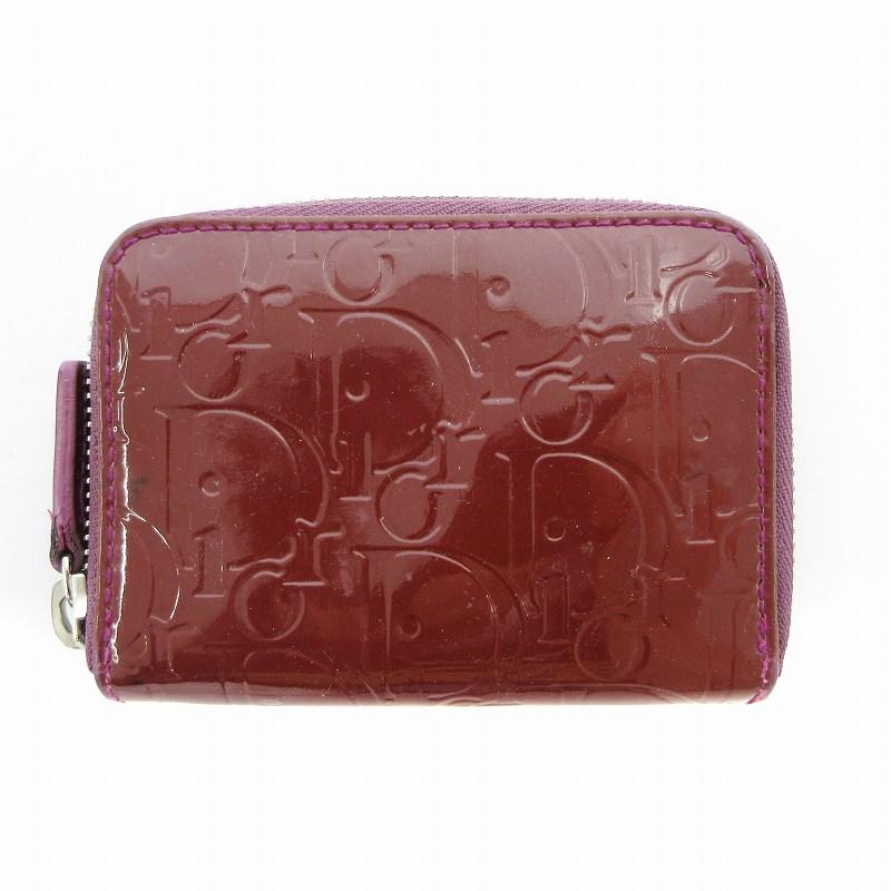美品✨ クリスチャン ディオール トロッター 小銭入れ ケース 型押し Christian Dior クリスチャンディオール コインケース 小銭入れ