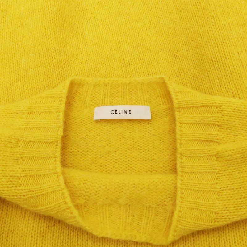 Celine セリーヌ フィービー期 アルパカ ニット セーター 黄色