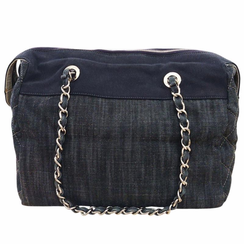 CHANEL シャネル デカココ デニムマトラッセ 13番台 チェーン 