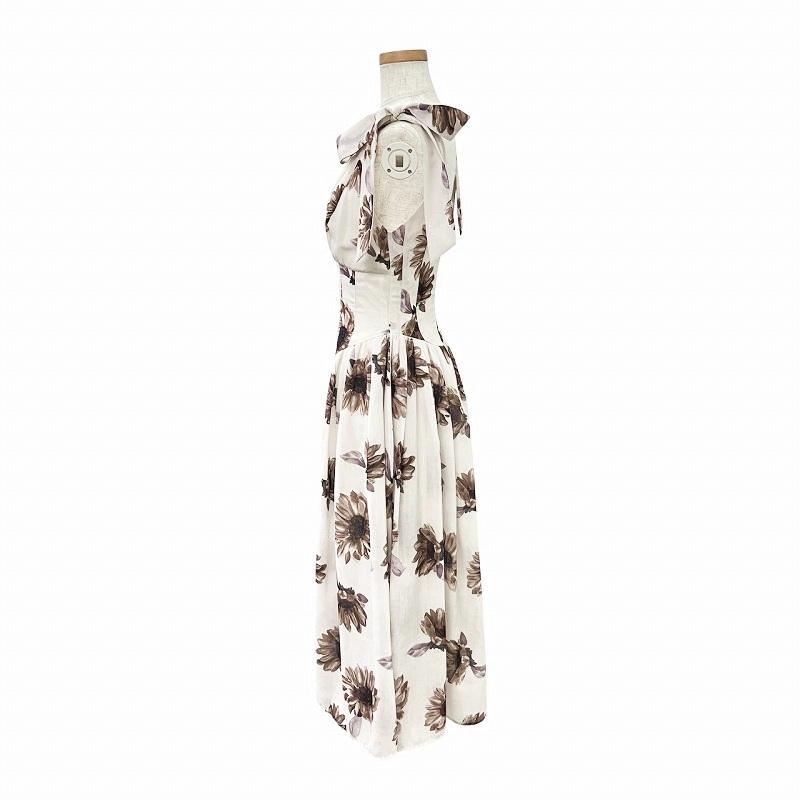 ハーリップトゥ Her lip to 近年 Sunflower-printed midi dress