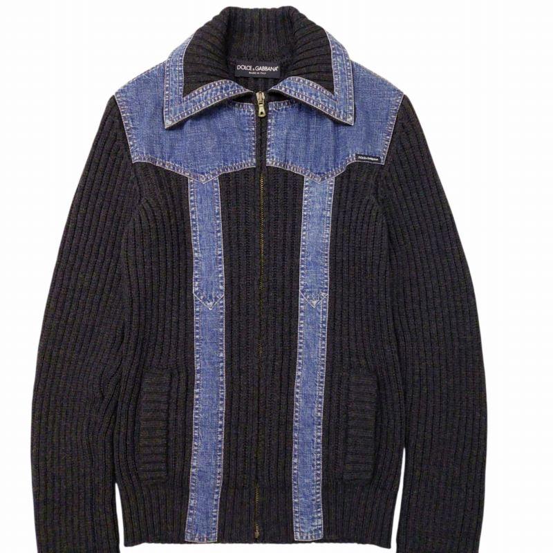 DOLCE&GABBANA メンズ（ブランドドルチェ&ガッバーナ）（コート 楽天市場】ブルゾン メンズ ドルチェ＆ガッバーナ　ニットブルゾン ジャケット・アウター