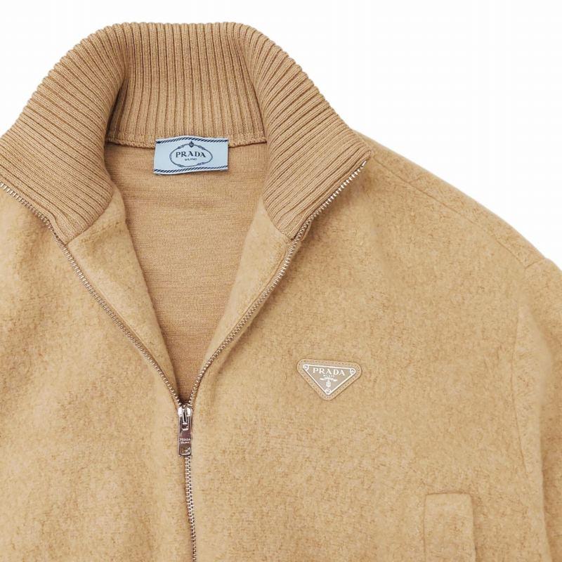PRADA（プラダ） 美品 カシミヤ フリースジップジャケット ブルゾン 