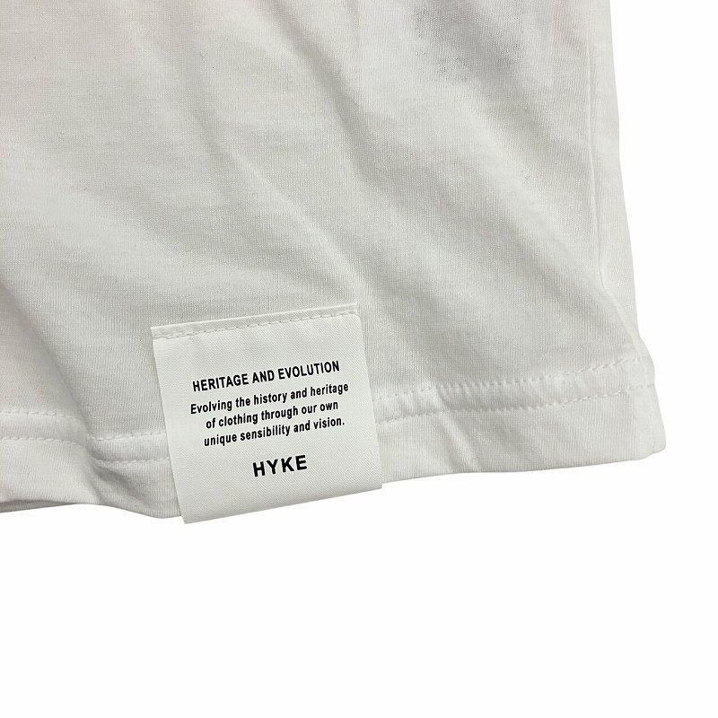 ハイク HYKE 美品 25SS SHEER SHORT SLV TEE シアー ショート スリーブ 