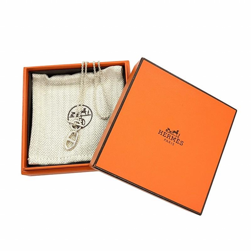 HERMES（エルメス） シェーヌダンクル アミュレット ネックレス