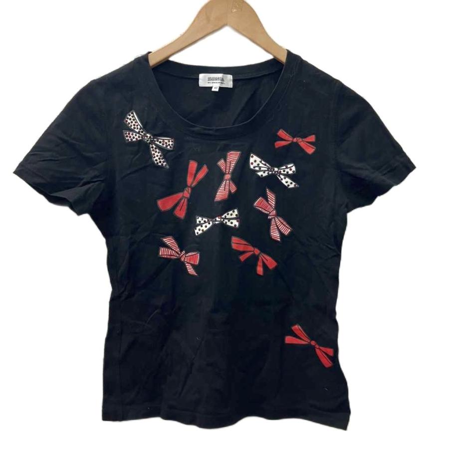 ソニア ソニアリキエル SONIA RYKIEL Tシャツ カットソー 半袖 リボン 
