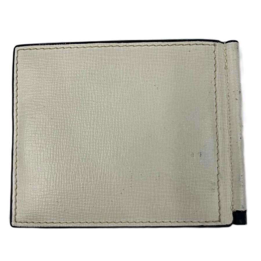 Valextra ホワイトレザー マネークリップ