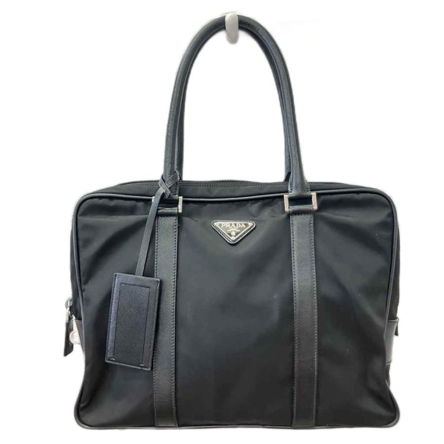 美品　PRADA プラダ　ハンドバッグ　三角ロゴ　ビジネス　ブリーフケース PRADA プラダ ブリーフケース ビジネスバッグ ナイロン 三角ロゴ