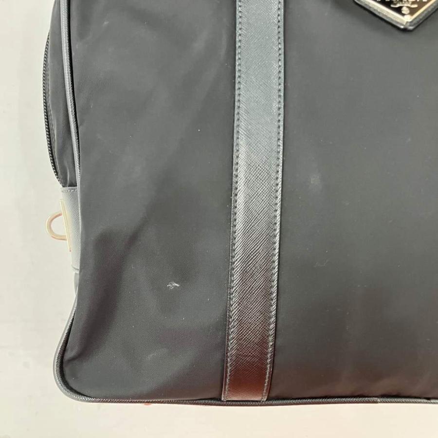 PRADA プラダ ブリーフケース ビジネスバッグ ナイロン 三角ロゴ