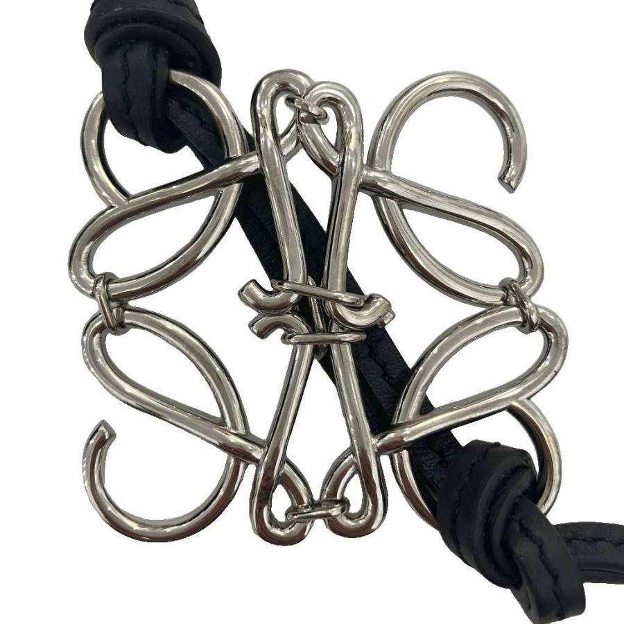 LOEWE ロエベ キーホルダー LOEWE ロエベ 極美品 アナグラム チャーム カーフ キーホルダー