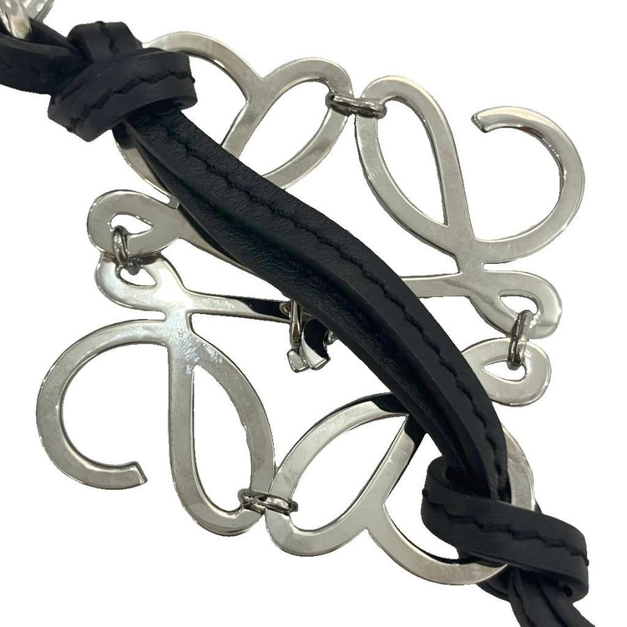 LOEWE ロエベ 極美品 アナグラム チャーム カーフ キーホルダー