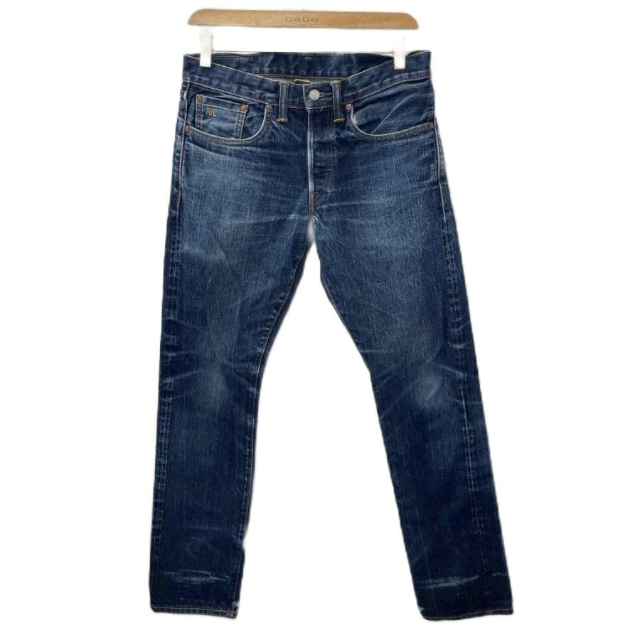 ダブルアールエル RRL デニムパンツ ジーンズ スリムフィット ボタン 