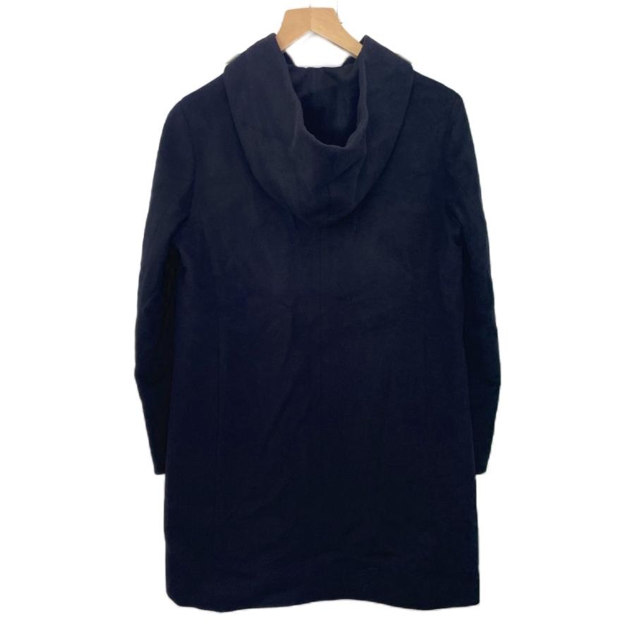 ジェイプレス J.PRESS フーデッドコート フード アンゴラ混 9 ダーク