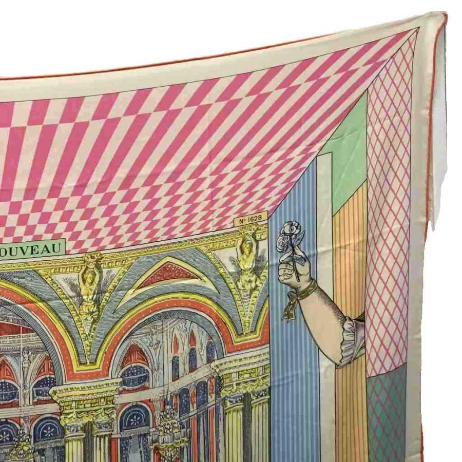 カレジェアン カレ140 GRAND THEATRE NOUVEAU スカーフ HERMES（エルメス） カレジェアン140 GRAND THEATRE NOUVE グラン