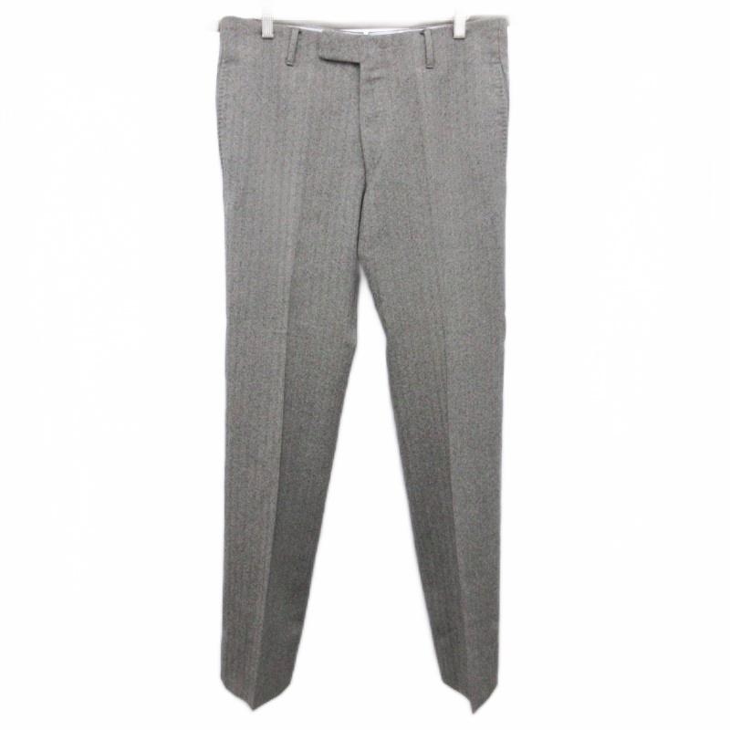 42 BERNARD ZINS グレー　ヘリンボーン　スラックス　ビームスf 42 BERNARD ZINS グレーヘリンボーンスラックスビームスf