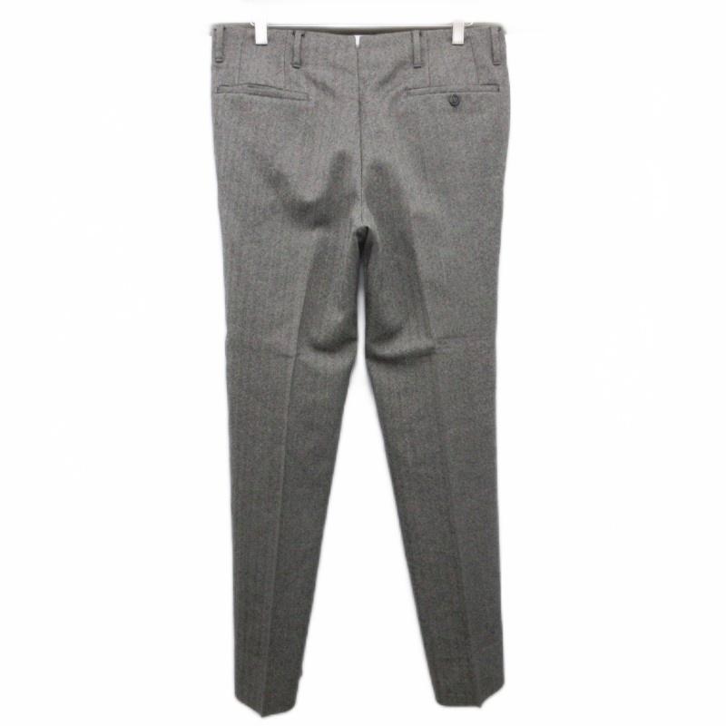 38 BERNARD ZINS グレー　ヘリンボーン　スラックス　ビームスf 38 BERNARD ZINS グレーヘリンボーンスラックスビームスf
