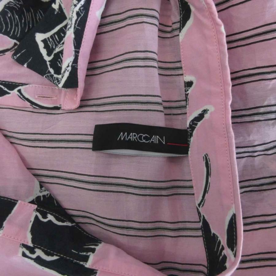 マークケイン MARC CAIN シャツワンピース 半袖 ミモレ ロング