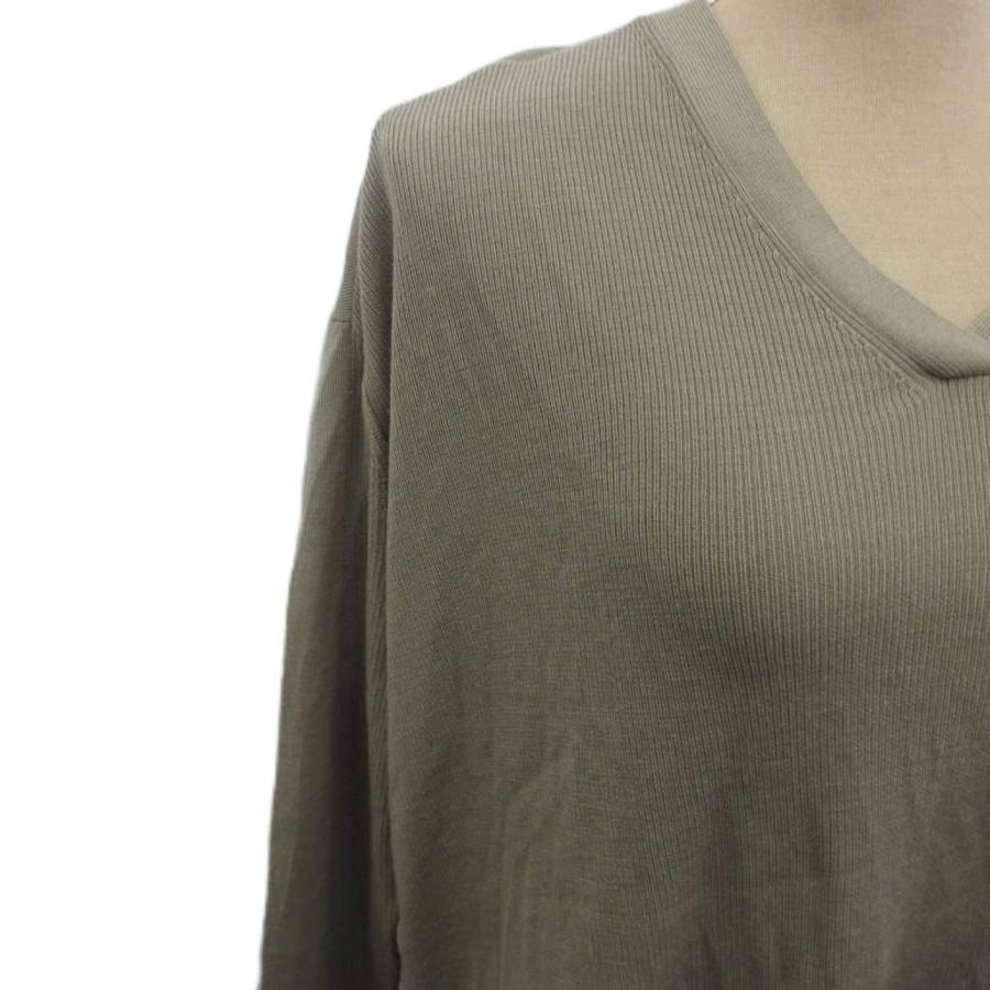 theory luxe セオリーリュクス ニット セーター 長袖 Vネック 毛 38 M