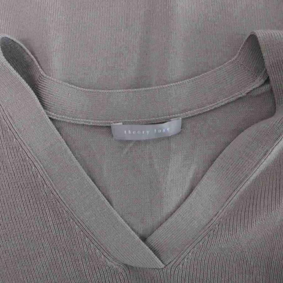 タグ付き未使用品☆ セオリーリュクス ウールニット　グレー　30 タグ付き未使用品☆ セオリーリュクス ウールニット グレー 30 THEORY