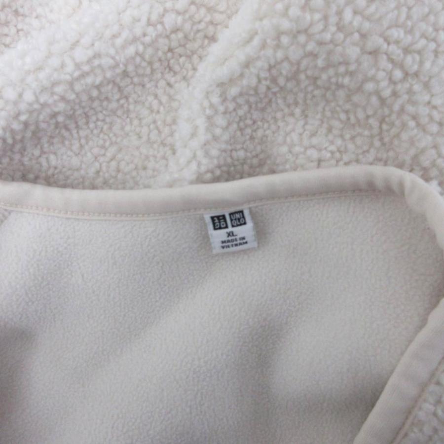 ユニクロ（UNIQLO） ボアフリースVネックフルジップカーディガン