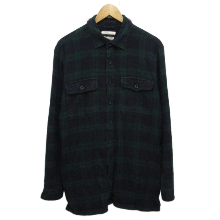 エルエルビーン L.L.BEAN 古着 シャツジャケット 長袖 裏地フリース 
