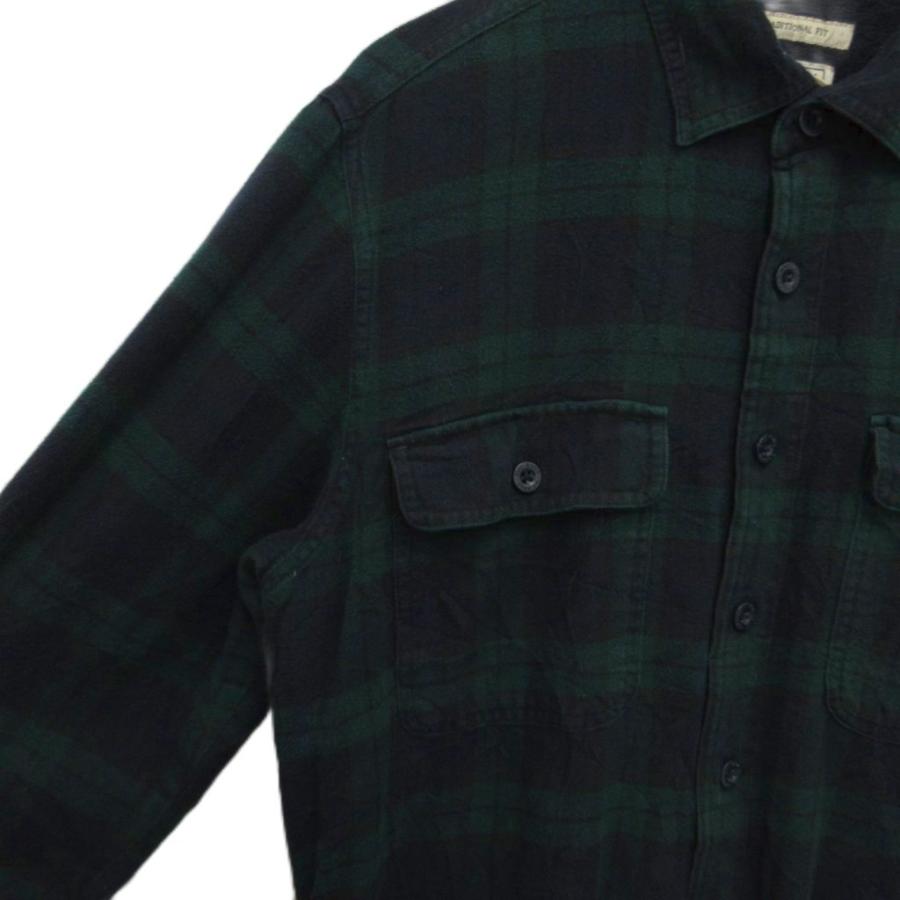 エルエルビーン L.L.BEAN 古着 シャツジャケット 長袖 裏地フリース 