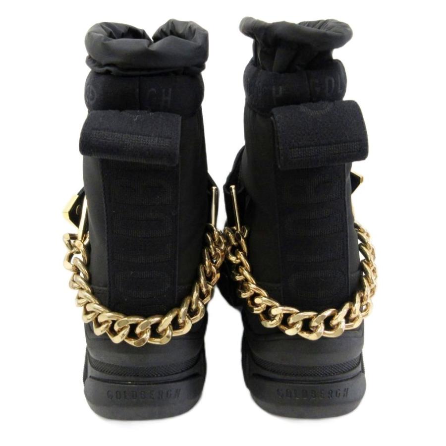 ゴールドバーグ GOLDBERGH 美品 ショートブーツ スノーブーツ チェーン