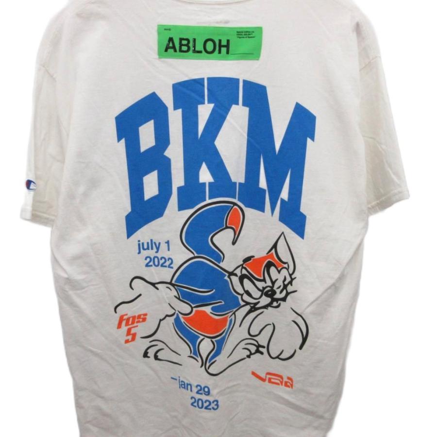 【中古】チャンピオン × ヴァージルアブロー Figures Of Speech Merch FOS BKM CAT T-shirts NY限定品 XL Champion（チャンピオン） × ヴァージルアブロー Figures Of Speech