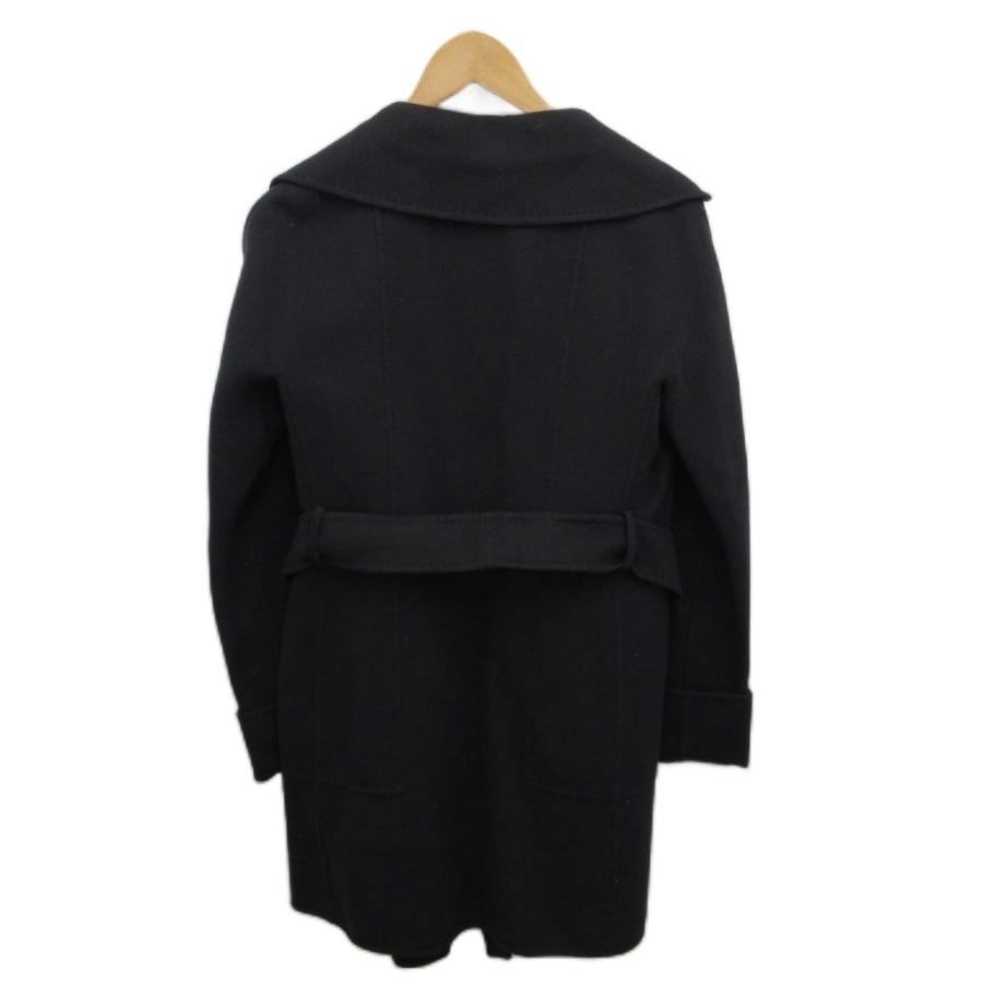 ヘルノ HERNO 美品 ウールコート ロング丈 ベルト付 42 黒 ブラック 26-11-73 レディース : ブランド古着販売のベクトル ...
