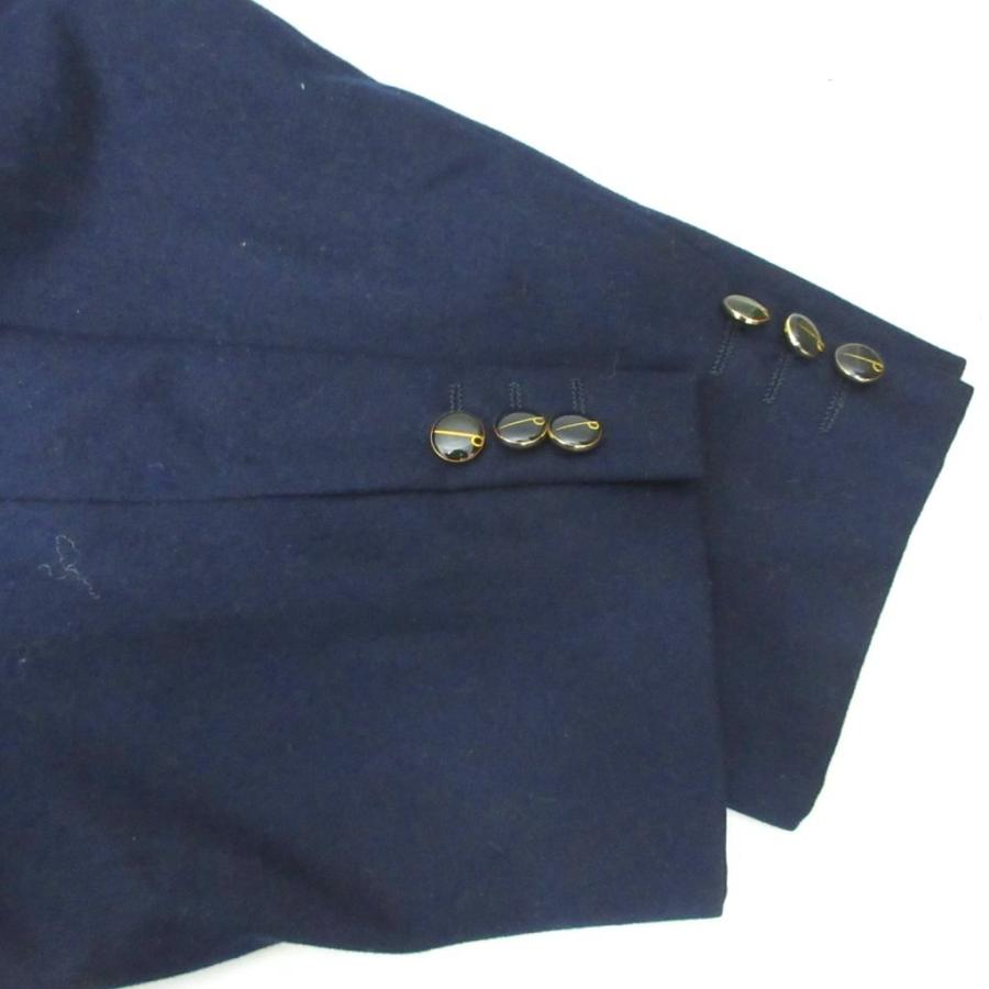 【値下げ】Dunhill ネイビー ダブルブレスト ブレザー 9未使用級 dunhill ダンヒル 紺ブレ ダブルブレスト テーラード