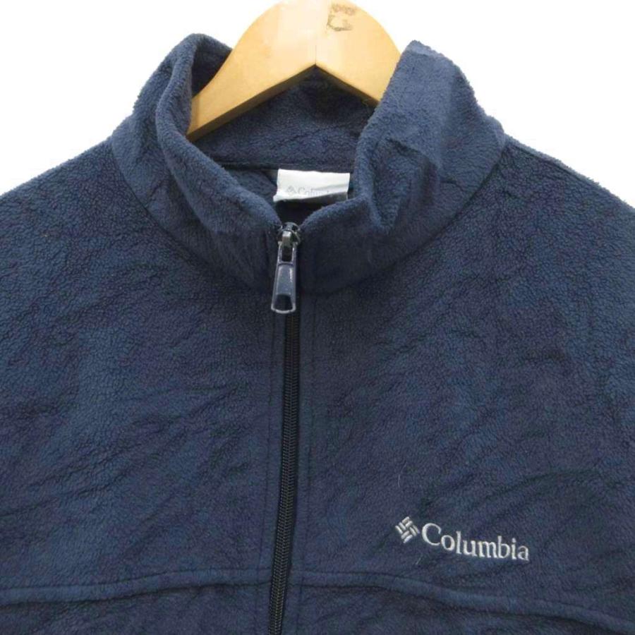 コロンビア Columbia フリースジャケット ブルゾン ジップアップ ロゴ