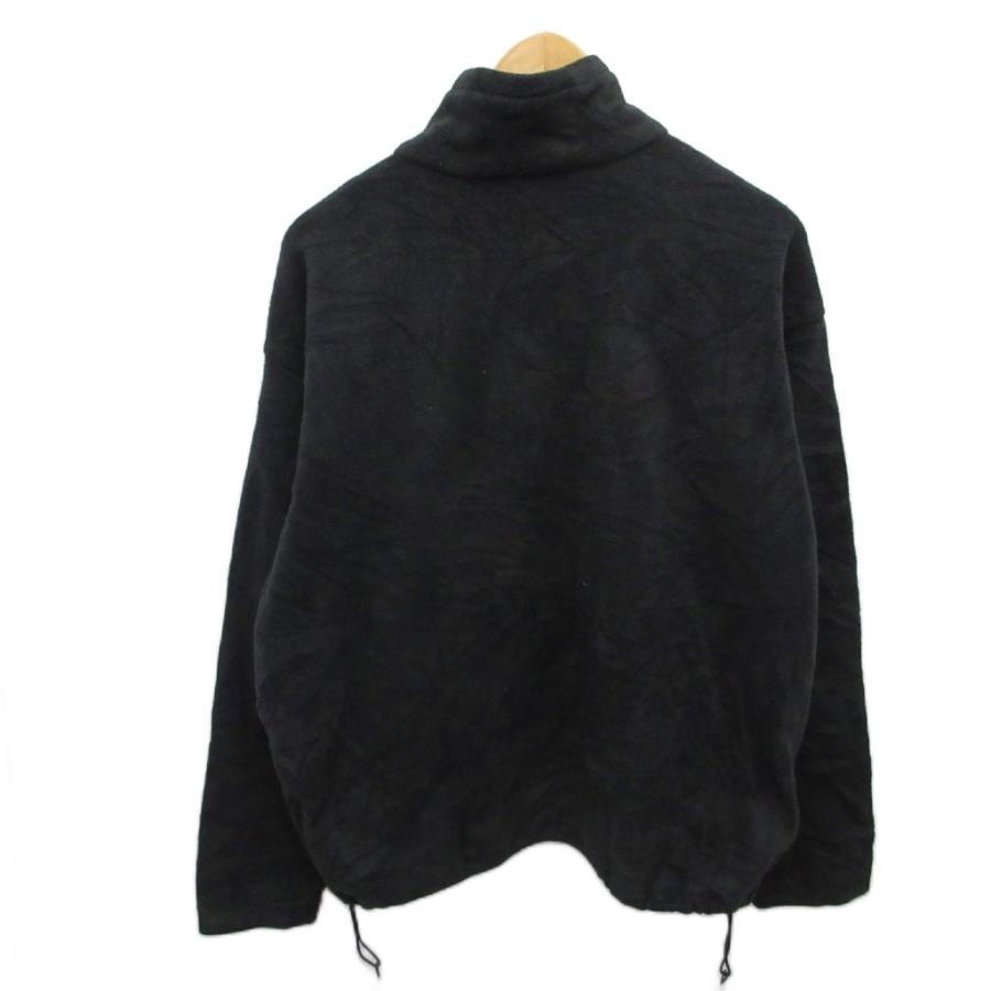 コロンビア Columbia フリースジャケット ブルゾン ロゴ刺繍 XL 黒