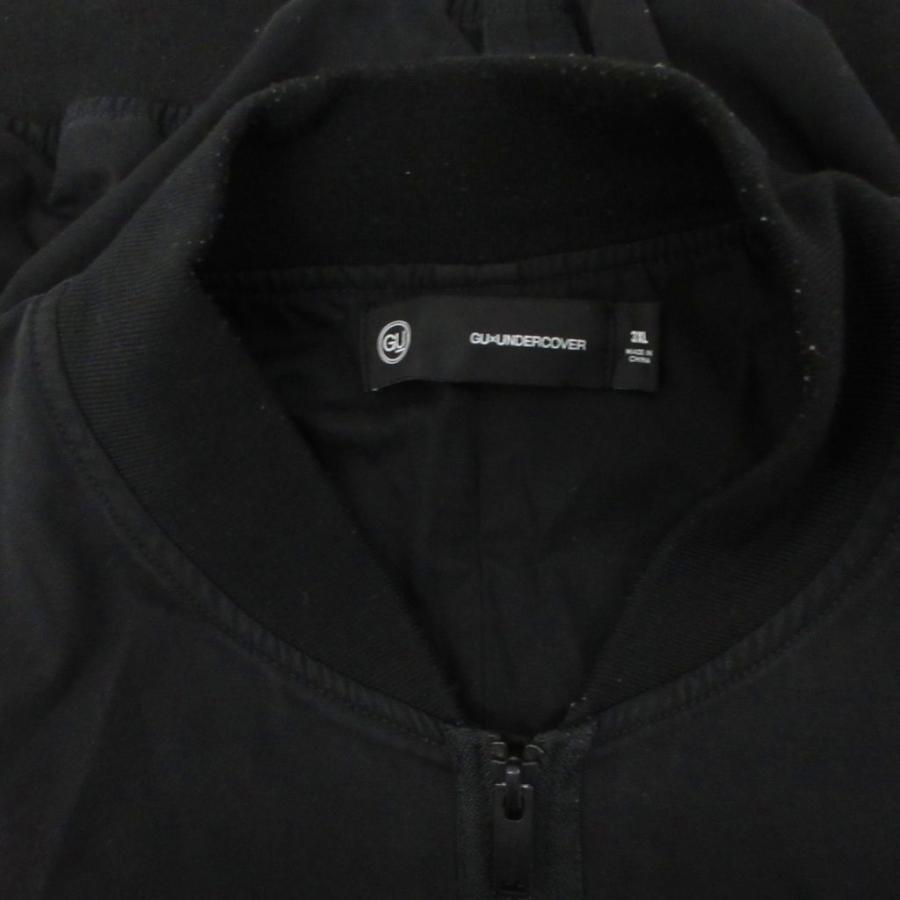 アンダーカバー UNDERCOVER ×GU 2024年製 リブブルゾン ジップアップ M