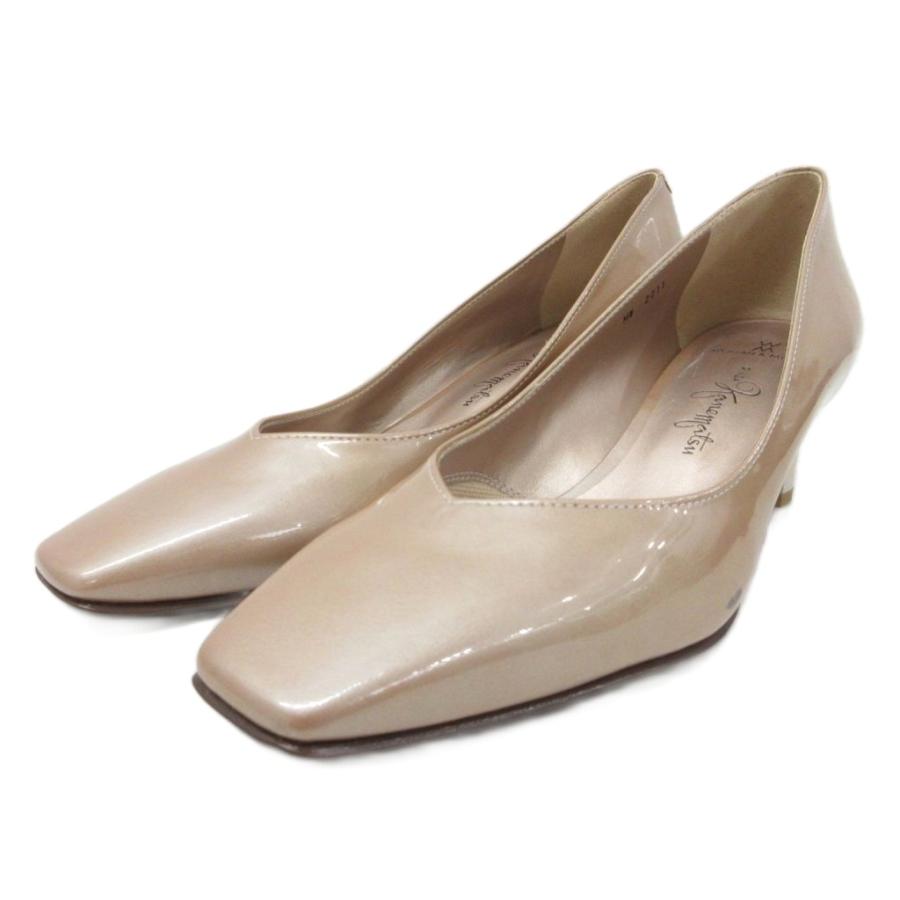 GINZA Kanematsu（銀座かねまつ） 未使用品 パンプス ヒール スクエア
