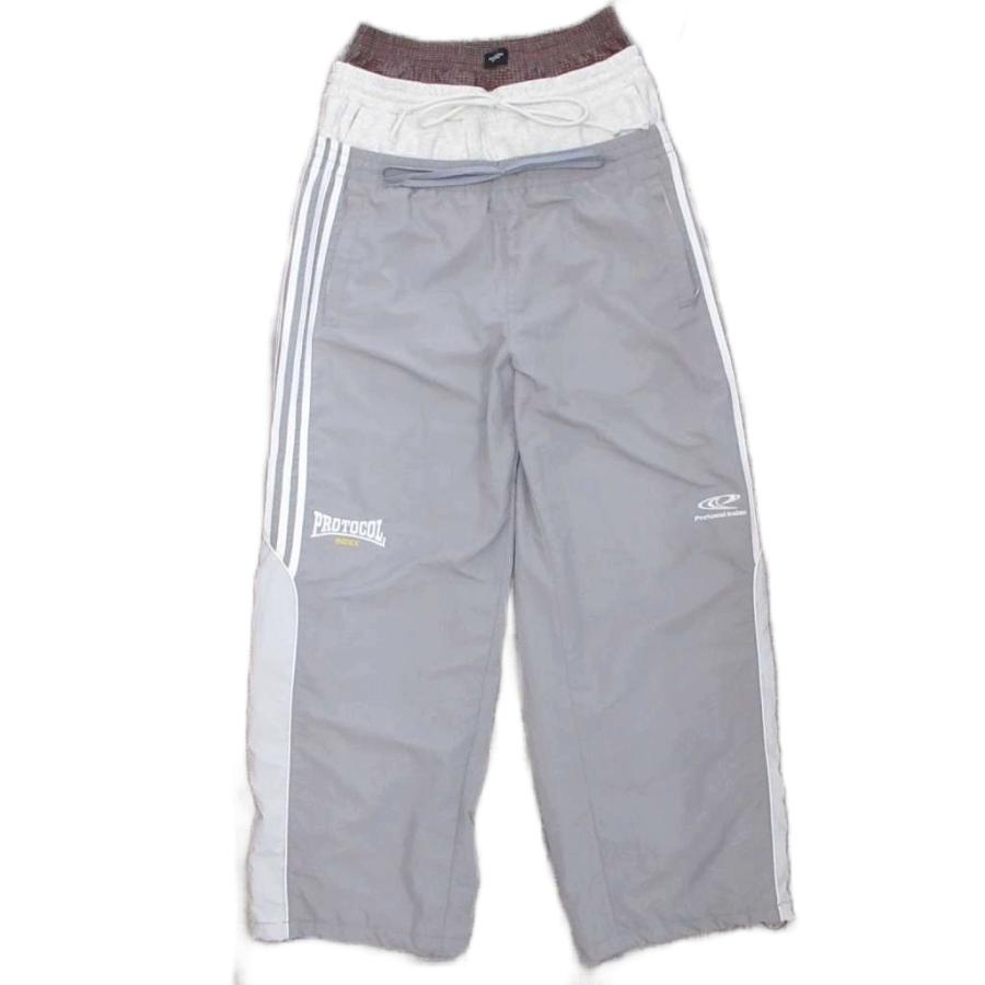 プロトコル インデックス Protocol Index FW25 3 LAYERED TRACK PANTS