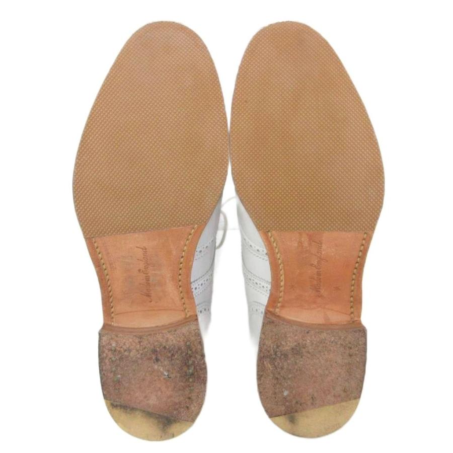 チーニー CHEANEY ドレスシューズ ウィングチップ 靴 白 ホワイト 4 約