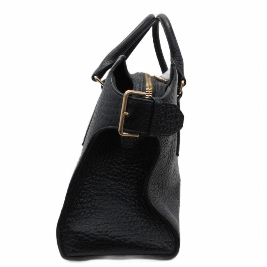 BURBERRY（バーバリー） トートバッグ ハンドバッグ レザー ゴールド 