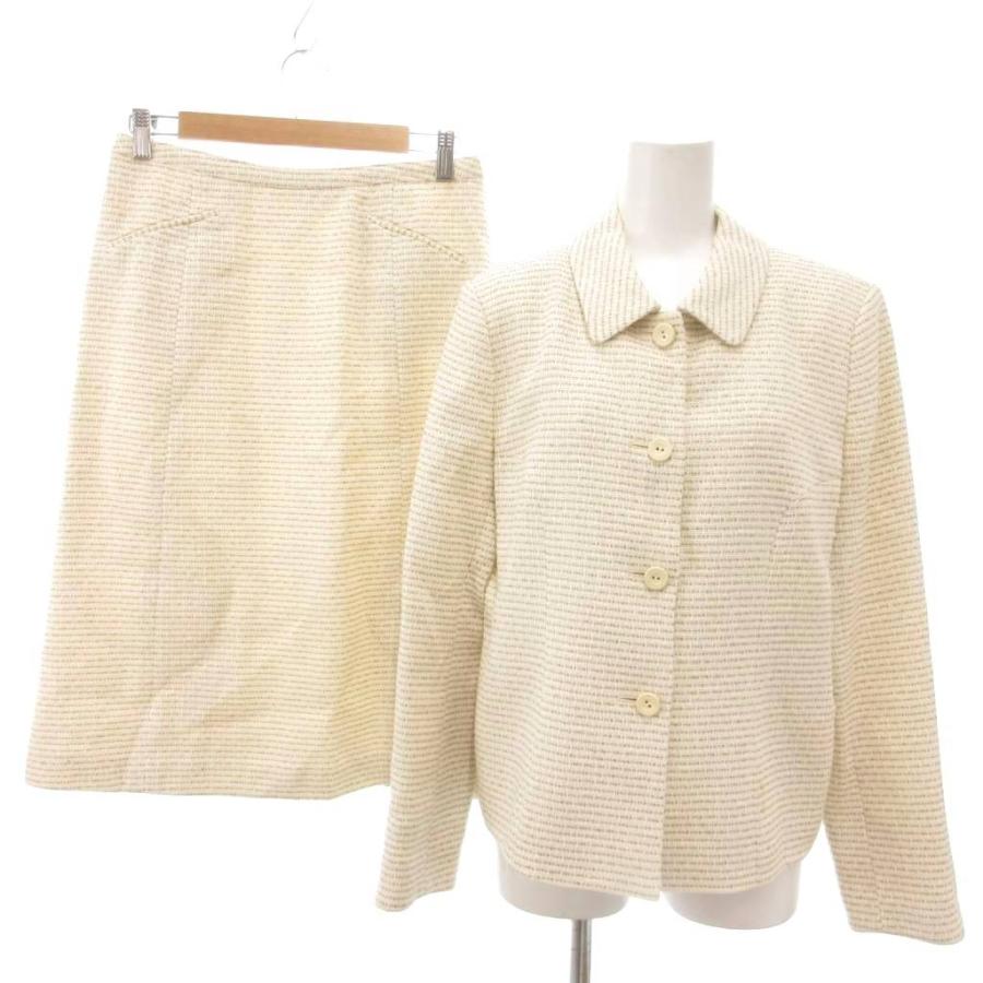 ハナエモリ HANAE MORI セットアップ ジャケット ブルゾン スカート 膝