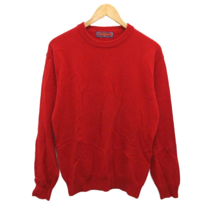 Austin Reed 美品 カシミヤ100％ セーター ニット 赤 レッド M メンズ