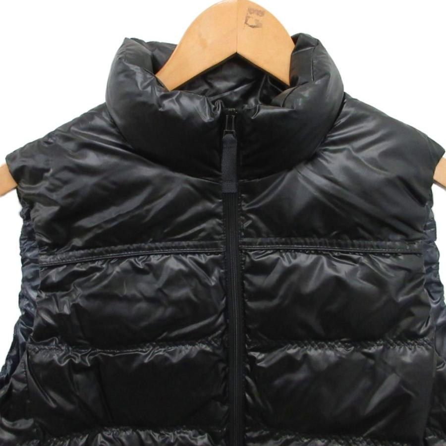 ユニクロ（UNIQLO） 美品 ダウンベスト プレミアムダウン 黒 ブラック