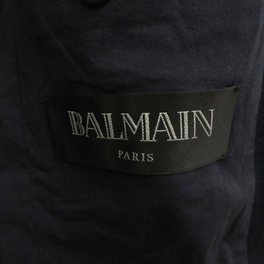 バルマン BALMAIN テーラードジャケット ブレザー 紺ブレ メタルボタン