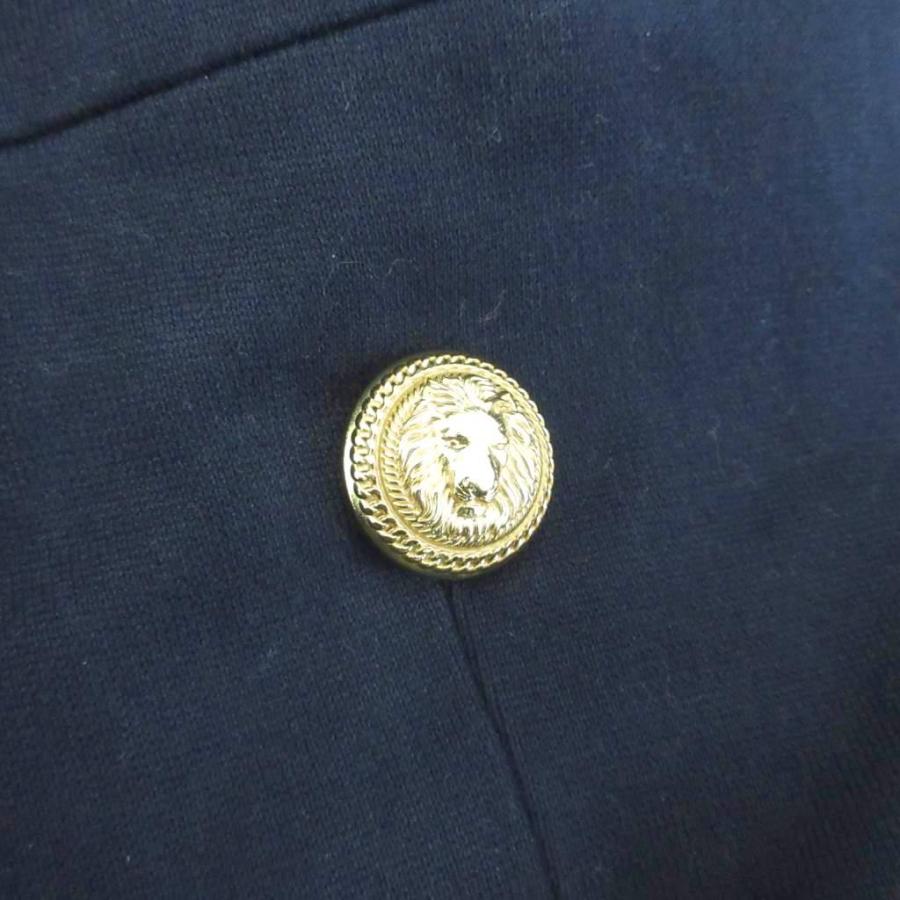 バルマン BALMAIN テーラードジャケット ブレザー 紺ブレ メタルボタン