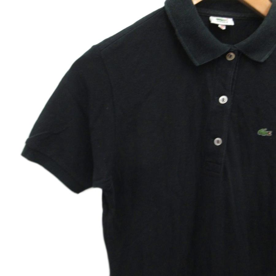 LACOSTE（ラコステ） ポロワンピース ミモレ ロング 半袖 ポロシャツ