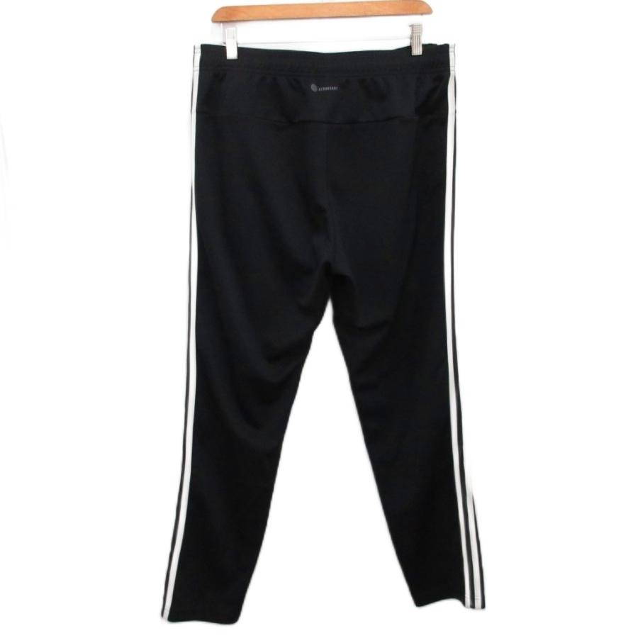 新品タグ付き adidas 黒トラックパンツ 3連ロゴ ジャージ イージーパンツ adidas（アディダス） トラックパンツ イージーパンツ ジャージ スリー