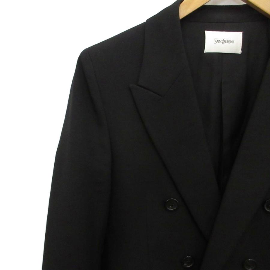 サンローラン パリ 極美品 25SS DOUBLE-BREASTED JACKET テーラード