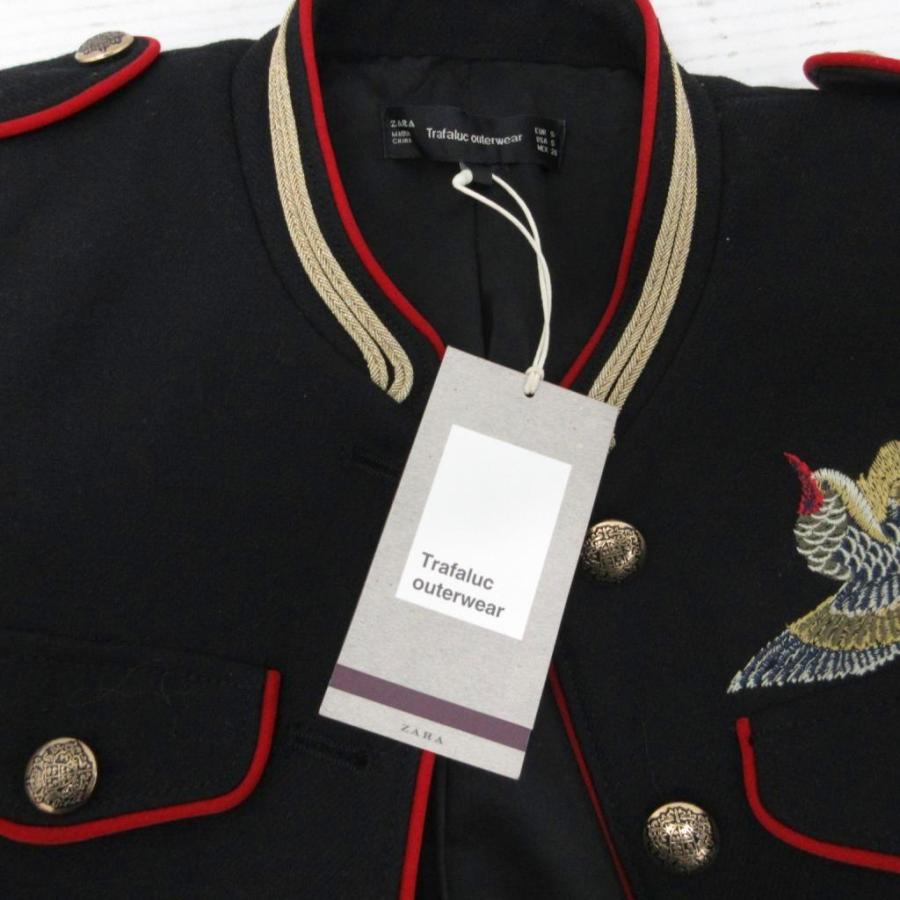 ZARA（ザラ） 未使用品 タグ付き ナポレオンジャケット 和柄刺繍 長袖
