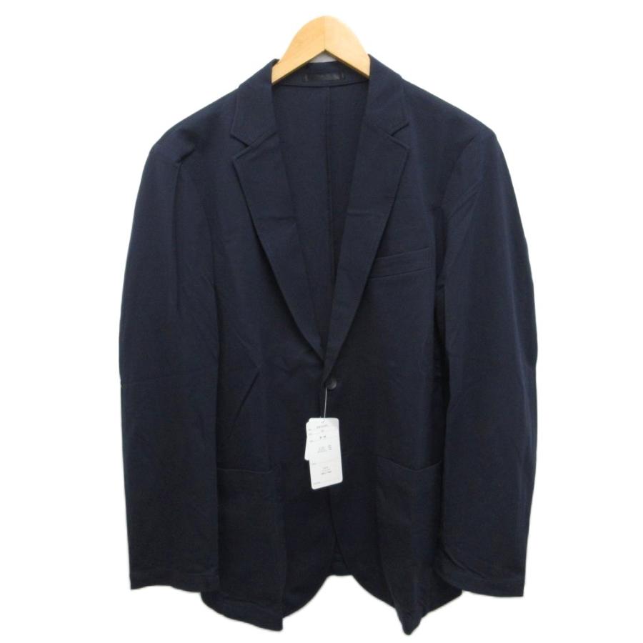 AOKI タグ付き パジャマスーツ セットアップ 2B ストレッチ素材 紺