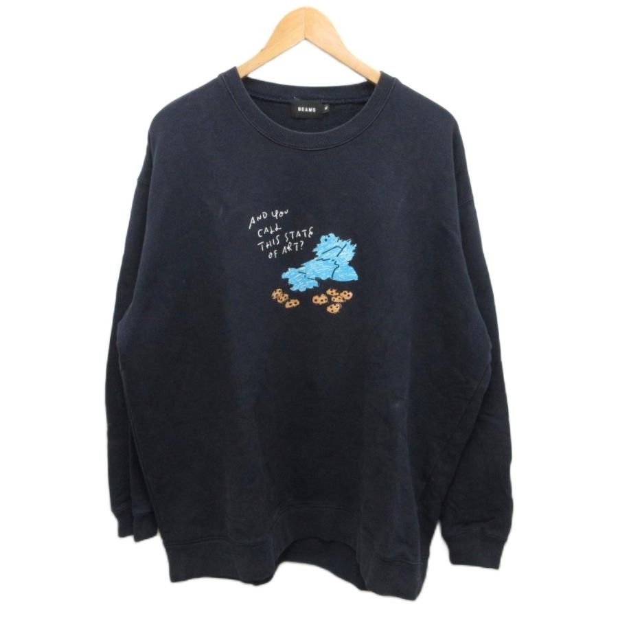 BEAMS（ビームス） セサミストリート クッキーモンスター トレーナー 