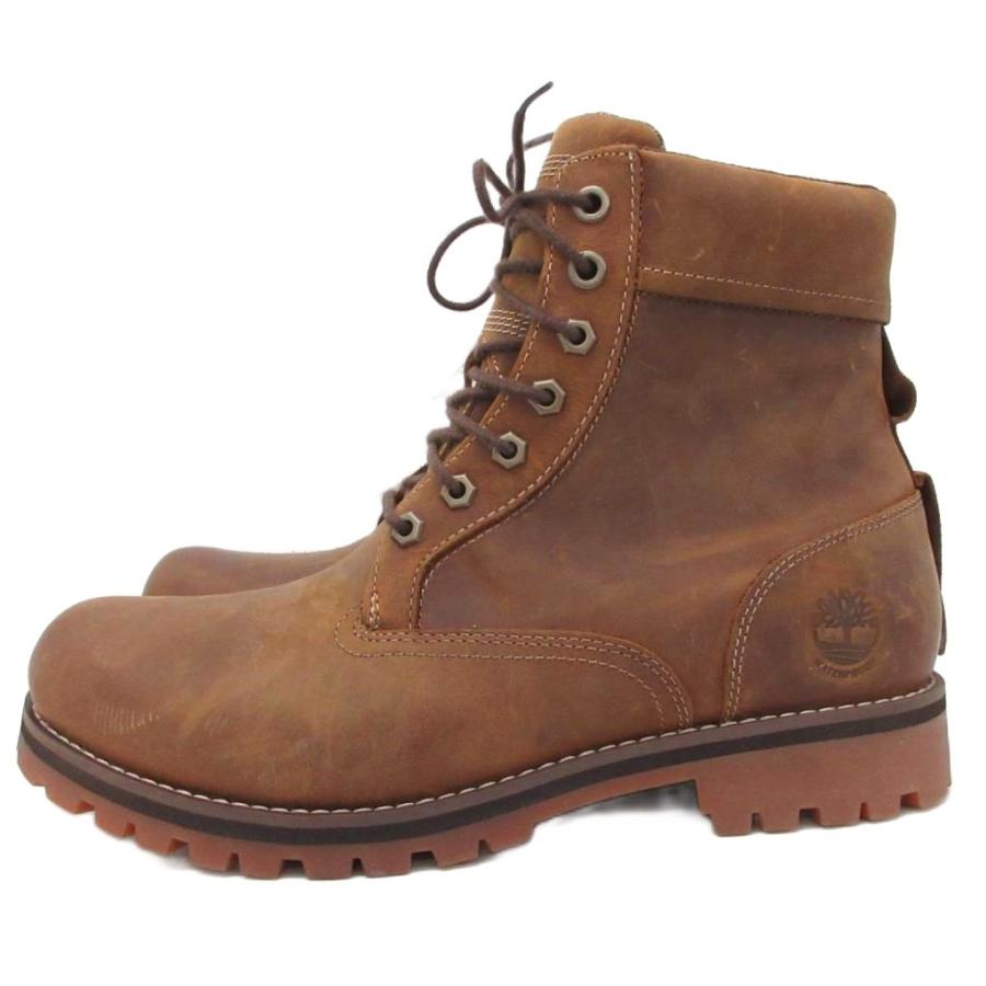 Timberland ブラウン レースアップシューズ Timberland（ティンバーランド） ラグ ウォータープルーフ ブーツ